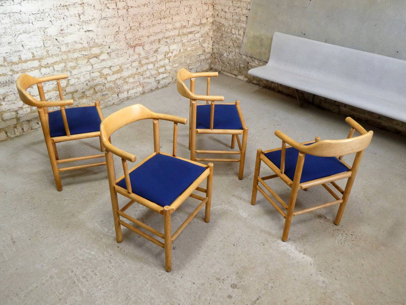 vintage armchairs 1980