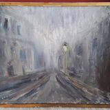 Tableau ancien à l'huile sur toile