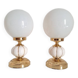 Paire de lampes de chevet