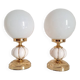 Pair of bedside lamps