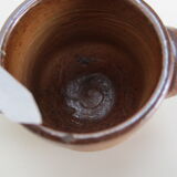 Six sandstone handle pots