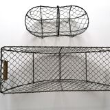 Two metal baskets