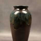 Glazed stoneware vase by Michel & Denise Pointu - Puisaye stoneware, 1950s