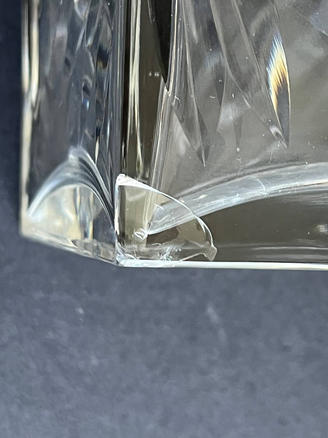 Saint Louis crystal whiskey decanter