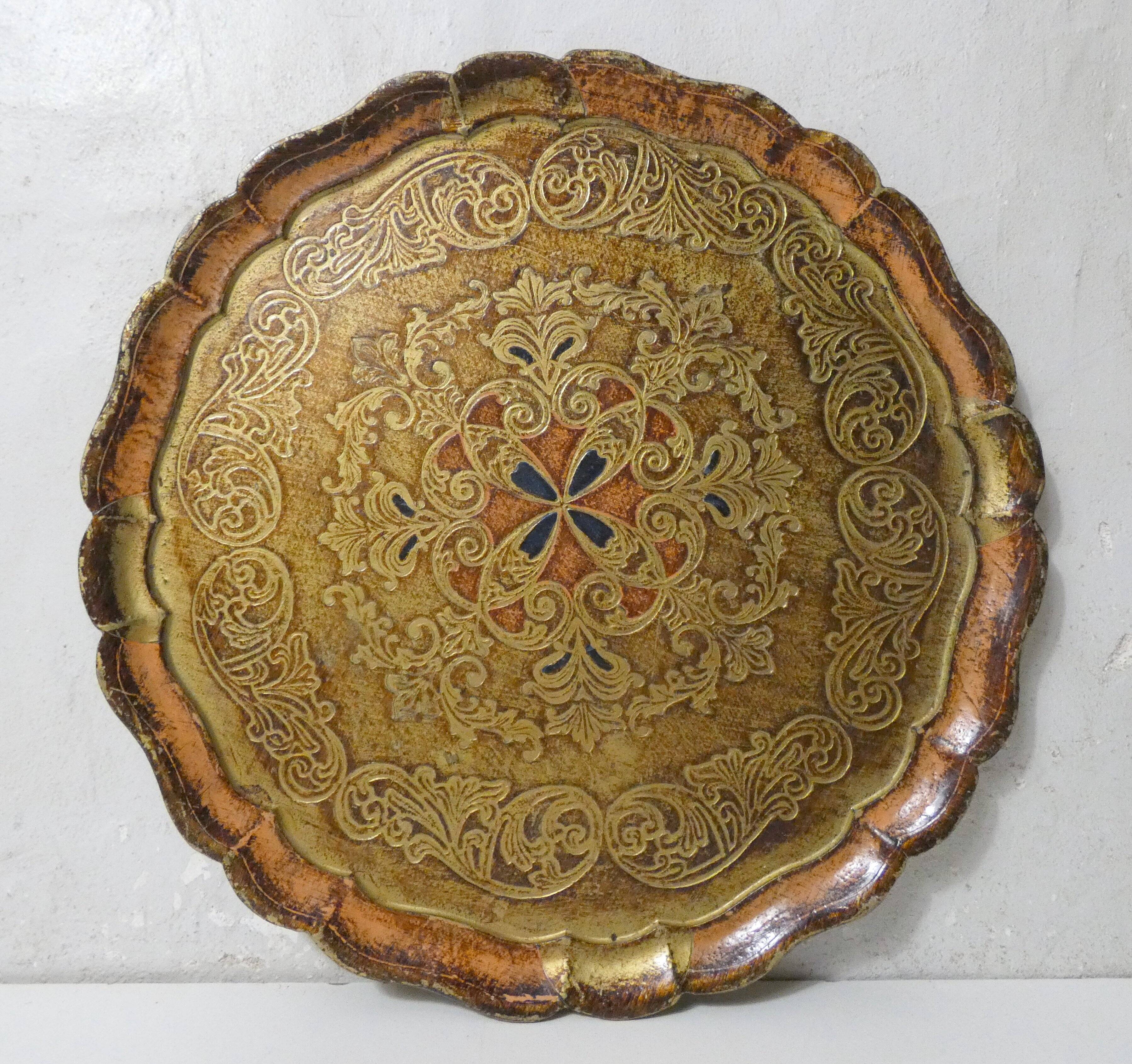 ancient Venetian tray
