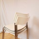Trio de chaises Campus Lammhults Suède 1990