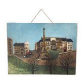 Toile à l’huile « Tour Eiffel »