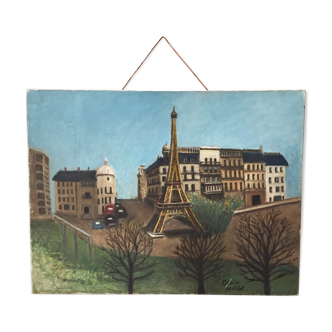 Toile à l’huile « Tour Eiffel »