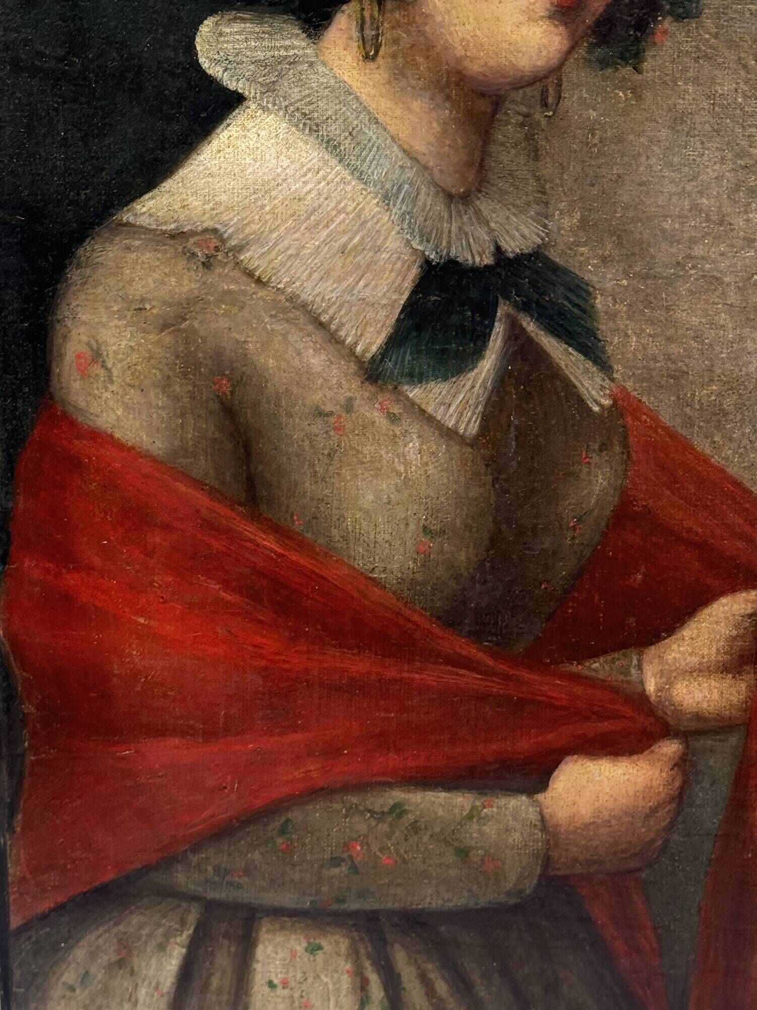 Portrait d'une jeune femme école italienne