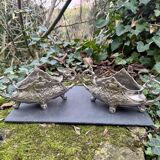 Pair of silver planters from the Napoleon III era