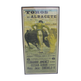 Old bullfight poster