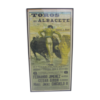 Old bullfight poster