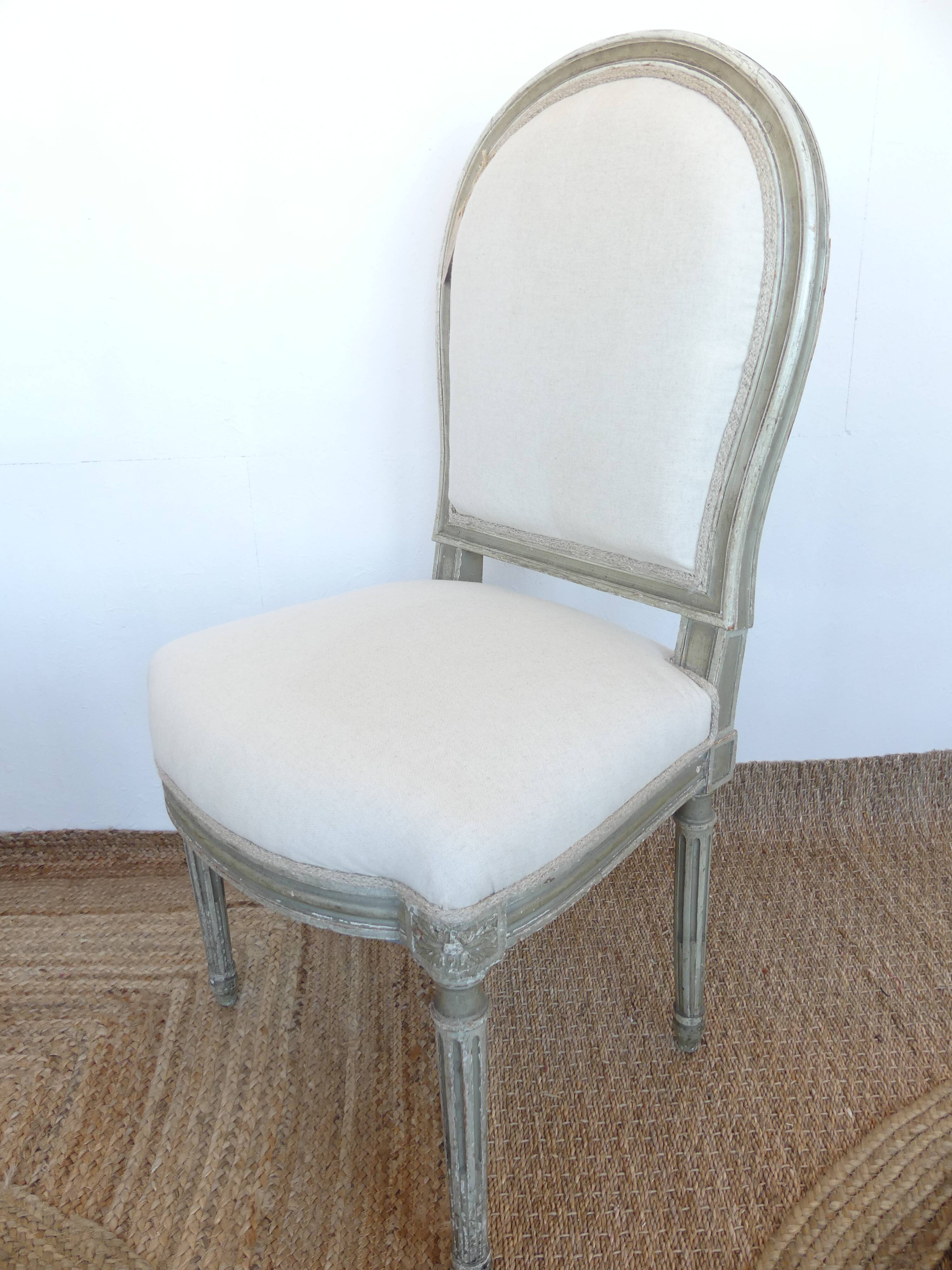 Chaise médaillon Louis XV