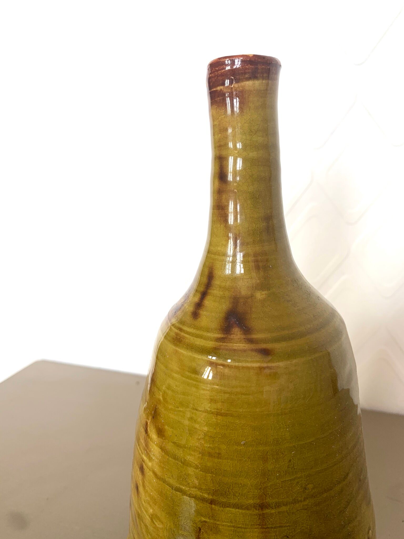 Vase en grès vernissé