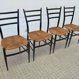 Set of 4 Chiavari Spinetto dining chairs midcentury design