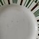 8 vintage flat plates Sarreguemines Digoin model 5329