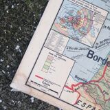 Old map France Chemins de fer Lablache.