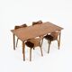 Ensemble de salle à manger par Arne Jacobsen pour Fritz Hansen, années 1950