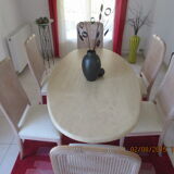 Travertine table