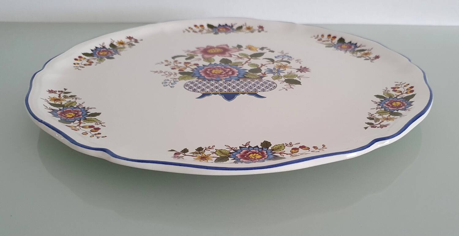 Flowery pie dish - Saint Clément