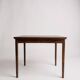 Scandinavian square extendable dining table by Poul Hundevad for Hundevad & Co., 1970s.
