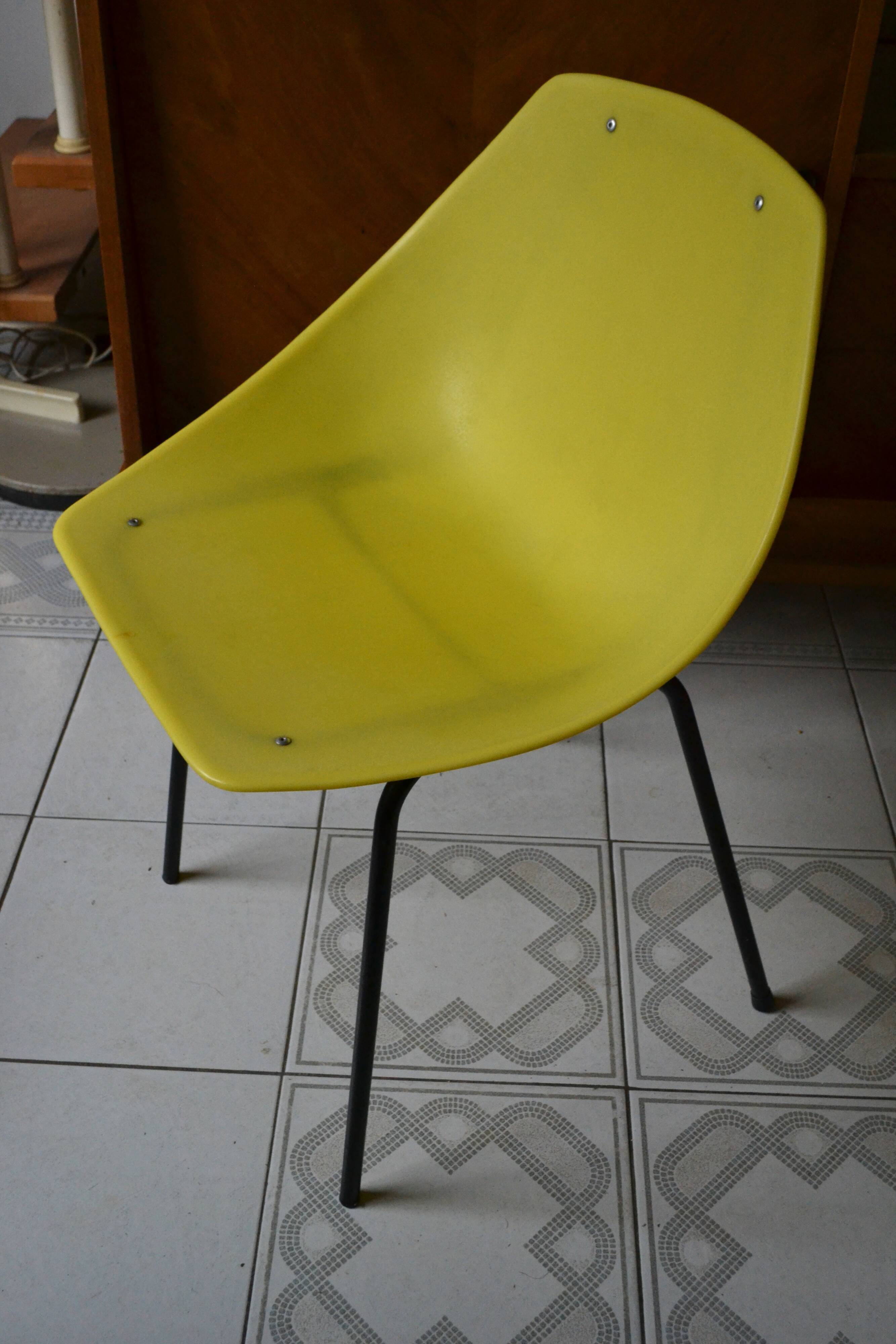 Shell chair by Pierre Guariche Meurop 60s