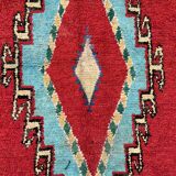 Tapis Berbère Boucherouite coloré - 145 x 267 cm