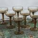 Vintage smoked glass coupes from the 1970s.