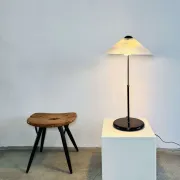Lampe de table en verre dépoli par Af Cinquanta, Italie, années 1980.