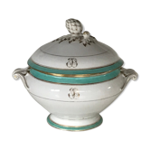Ancienne soupière en porcelaine