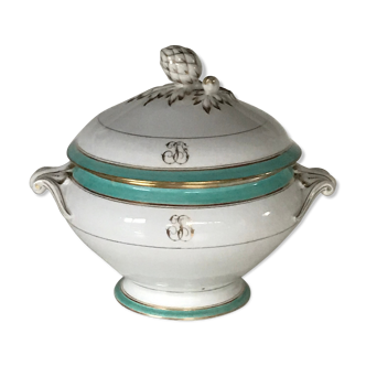 Ancienne soupière en porcelaine