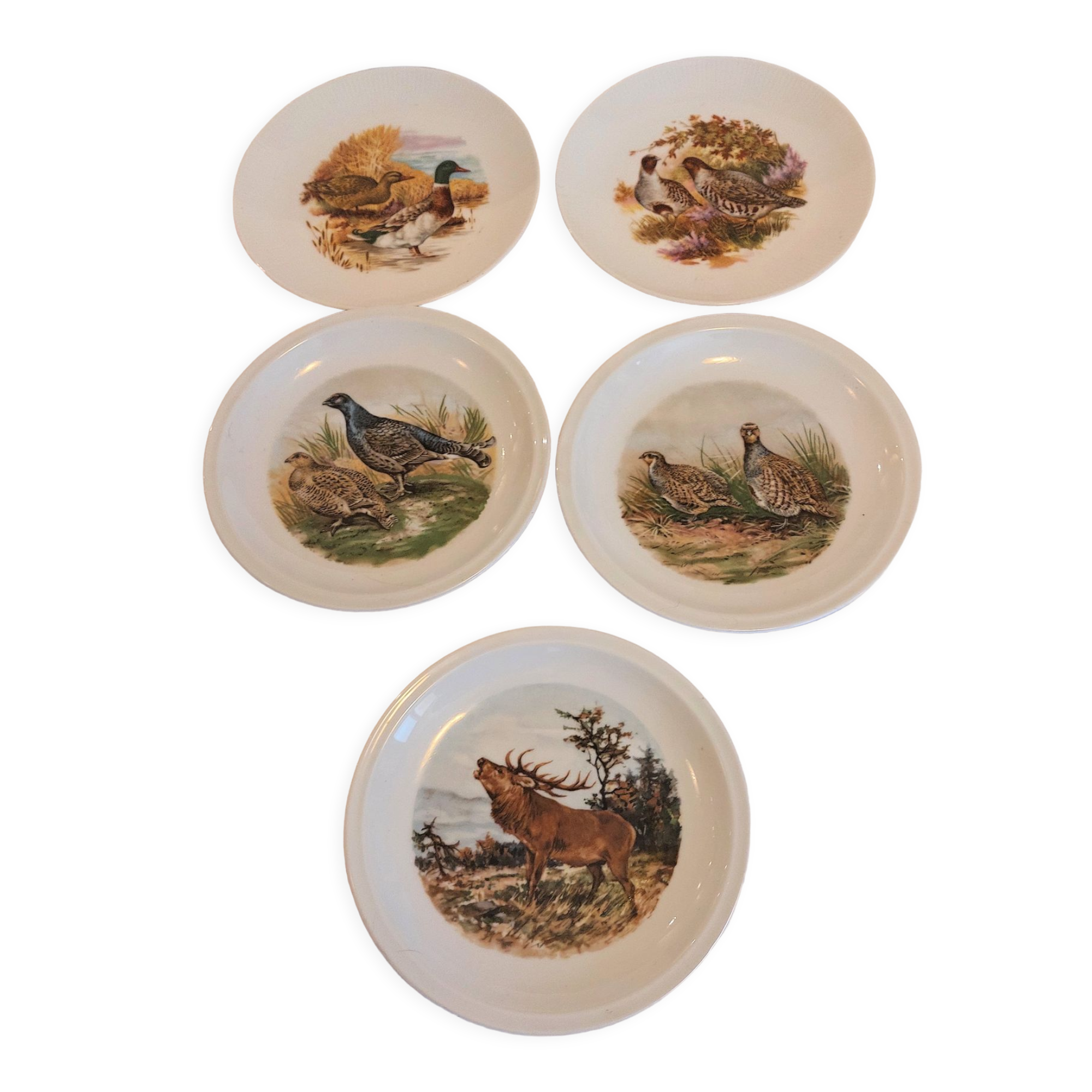 set of 5 plates Bavaria