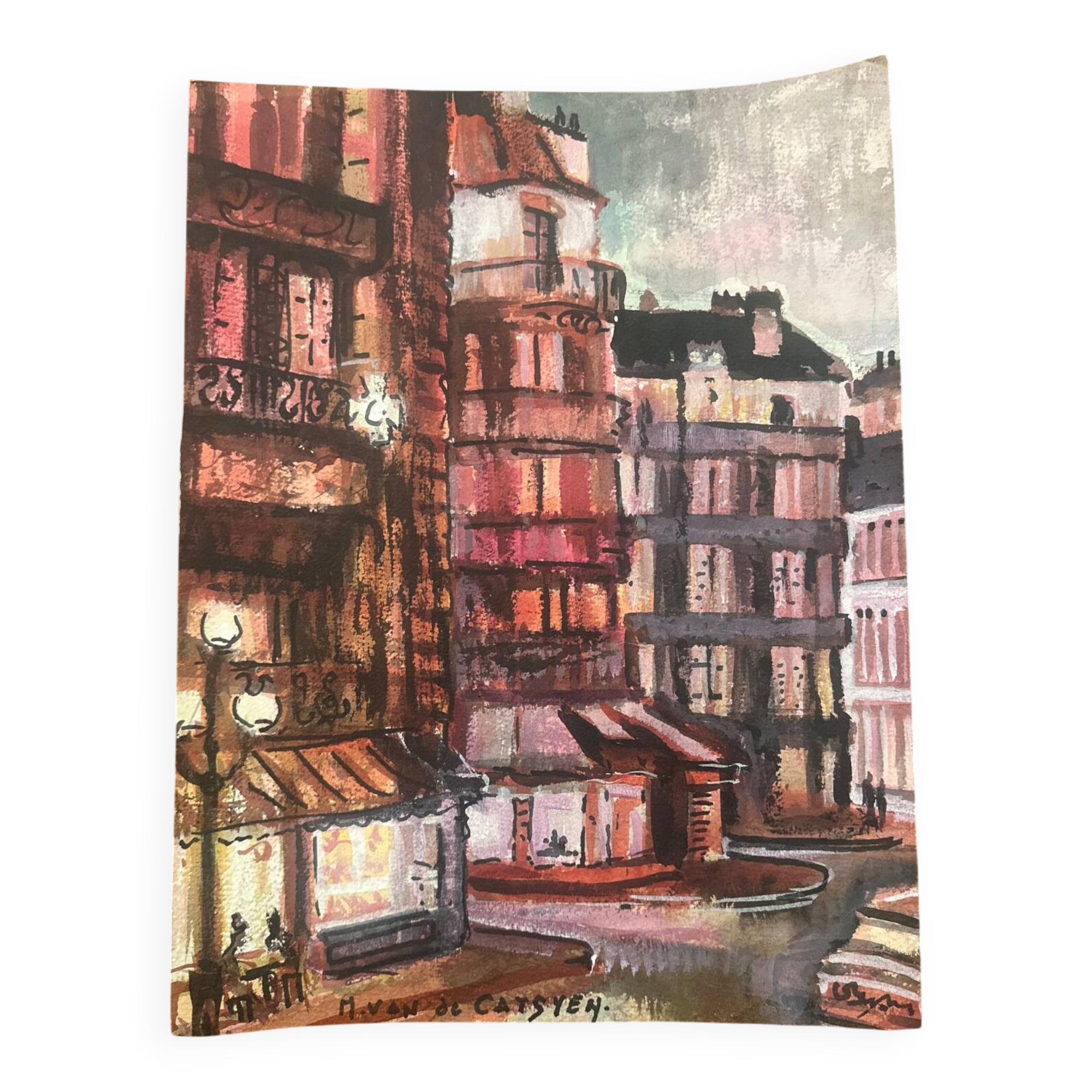 "The buildings" par l'artiste Marcel van de Catsyen