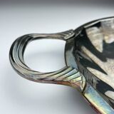 Large silver-plated platter by Ricci Alessandria, 1960s.