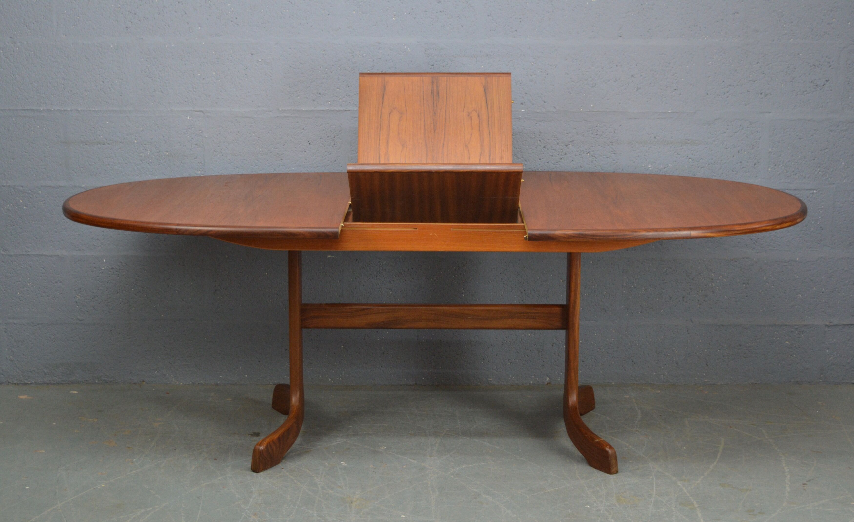 Vintage Mid Century Teak Oval Dinning Table by G Plan