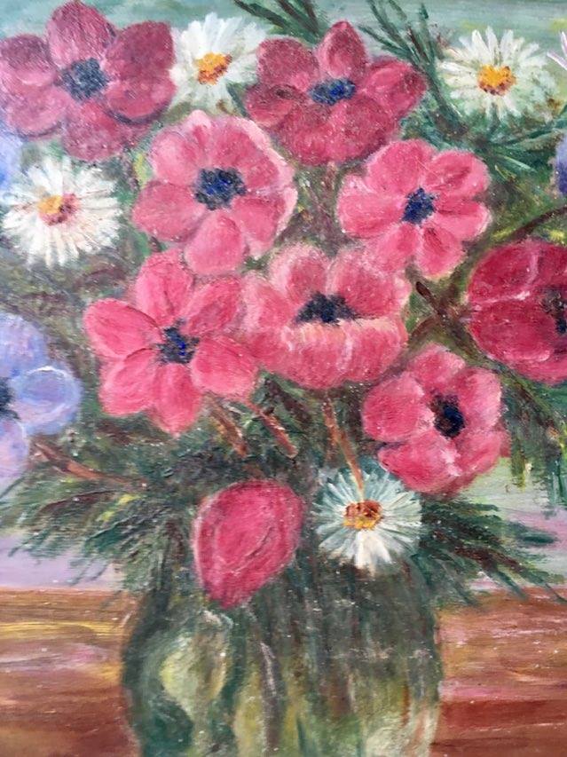Painting still life in oil