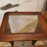 Series of 3 tables gignogne art deco marquetry