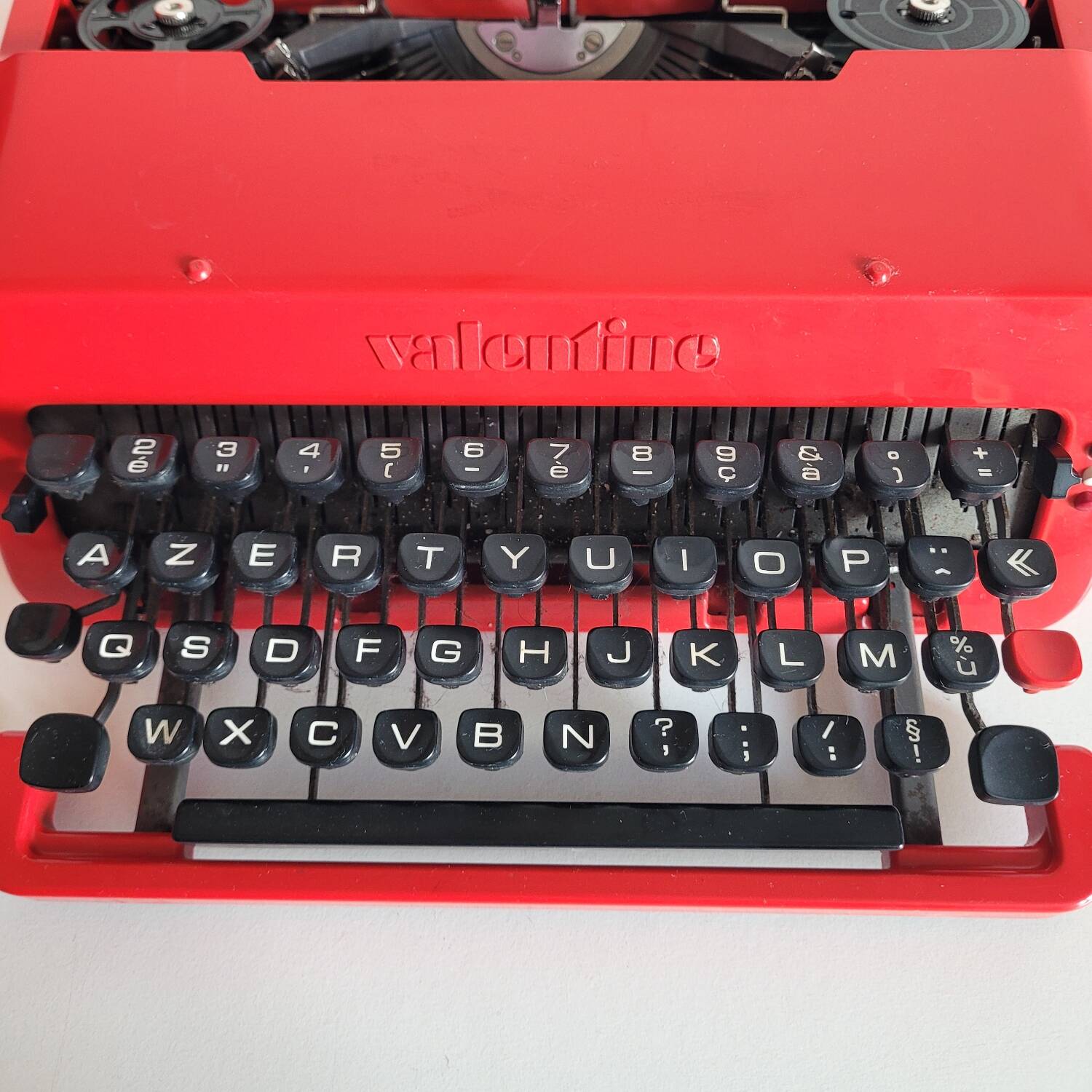 Olivetti Valentine red typewriter