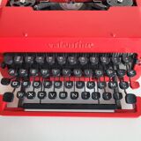 Olivetti Valentine red typewriter