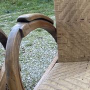 Pair of Art Deco colonial armchairs