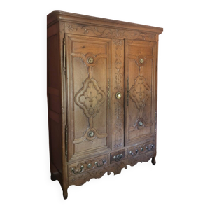 Armoire lorraine en chêne