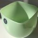 Danish green crystal vase Royal Copenhagen