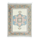Vintage Turkish Hand-Knotted Wool Cotton Beige Area Rug 193x263