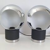 Pair of vintage 1960 space age lamps