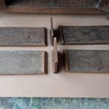 Ancient tribal buffet in Burmese teak