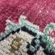 Vintage turkish rug cushion cover, 30 x 50 cm