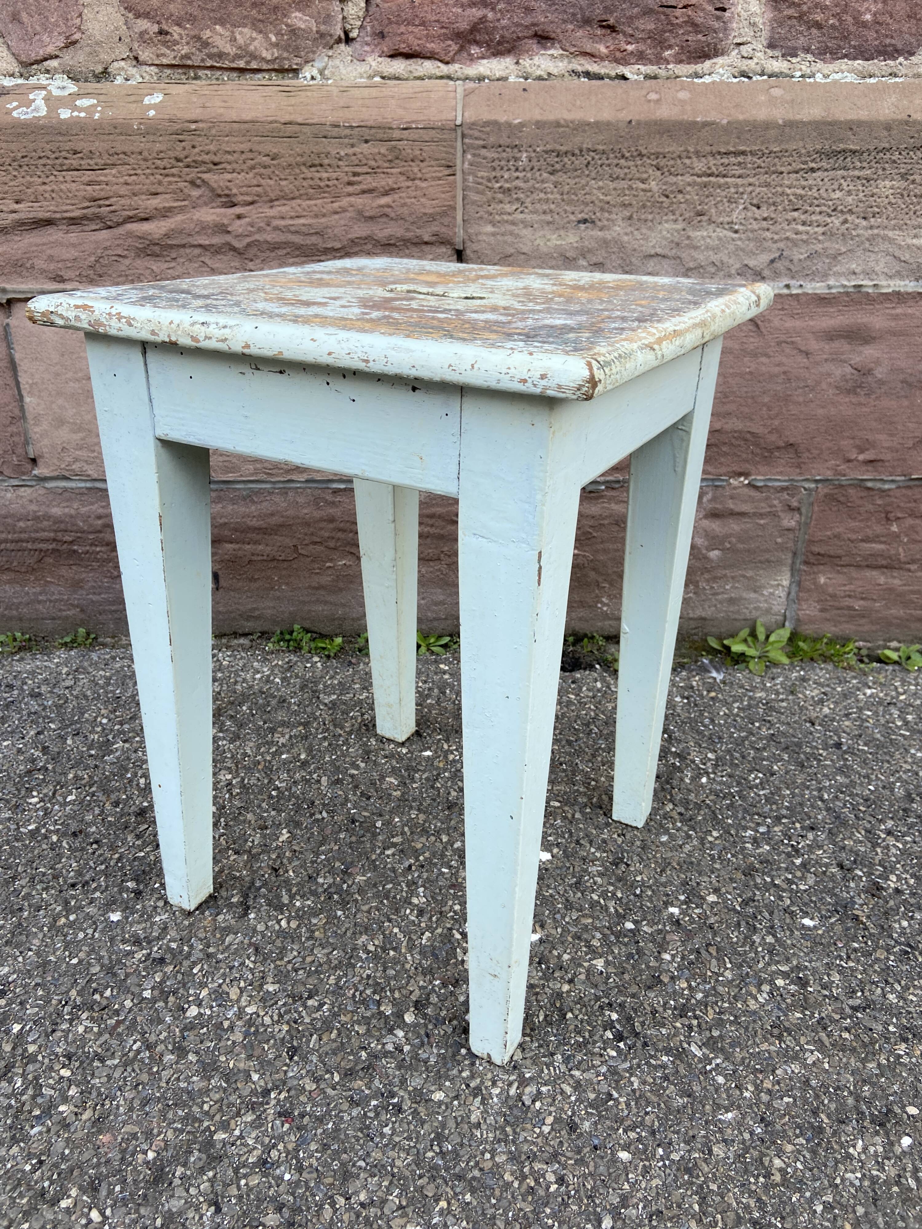 Rustic shabby chic stool