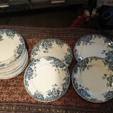 Earthenware service st amand early twentieth century