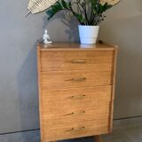 Vintage oak chiffonier from the 1950s