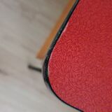 Vintage desk in red formica
